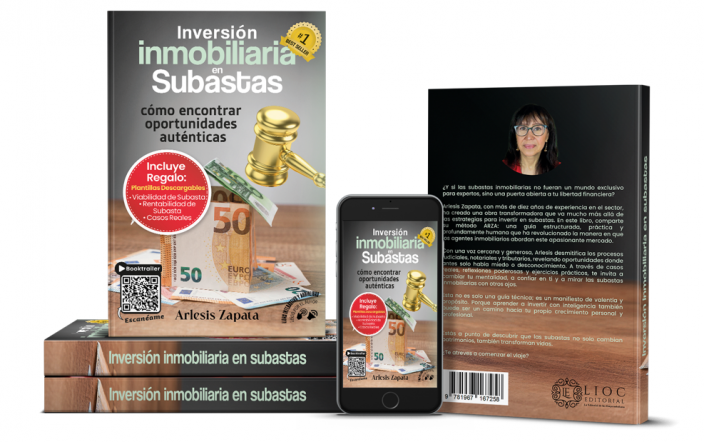 Arlesis Zapata se posiciona como # 1 en Amazon en inversiones con su libro 'Inversión inmobiliaria en subastas: Cómo enc