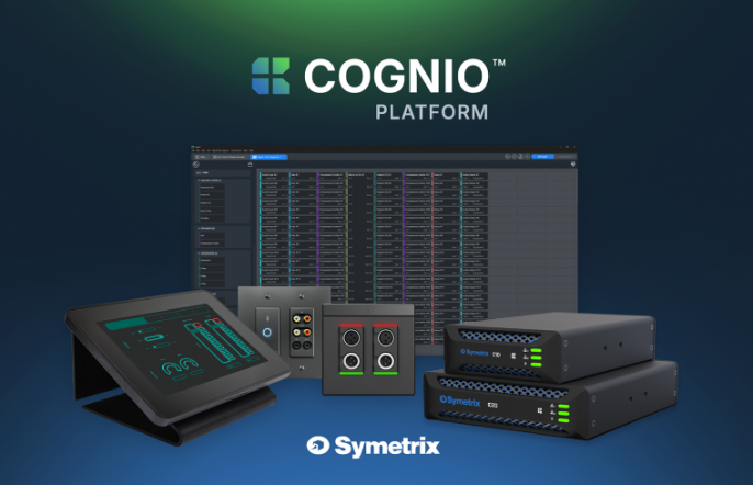 Symetrix presenta Cognio: la plataforma de Audio, Vídeo y Control de próxima generación