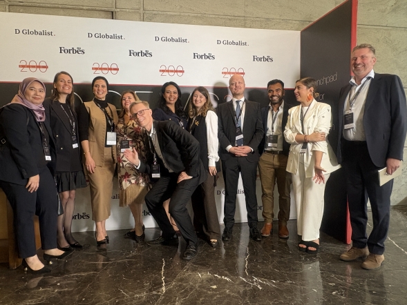 Patricia Sánchez representa a España en el evento internacional FORBES DGEMS 2025 en India