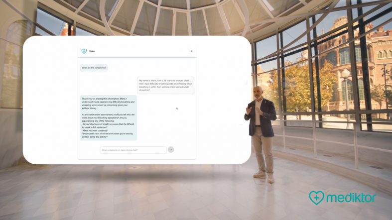 Mediktor lanza AI Medical Agent: triaje digital 