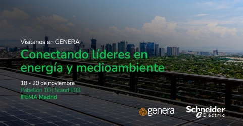 Schneider Electric llevará a GENERA 2025 sus soluciones de gestión de energía y digitalización para hogares, edificios y