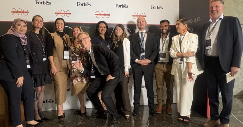 Patricia Sánchez representa a España en el evento internacional FORBES DGEMS 2025 en India