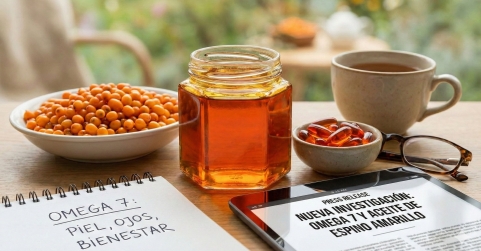 Omega 7 y espino amarillo: qué dice la ciencia sobre piel, ojos y bienestar femenino