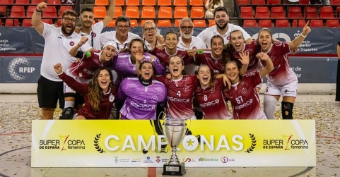 El Club Patín Esneca Fraga, elegido mejor equipo femenino de Aragón 2024 