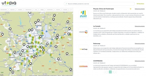 Utopía, el primer marketplace social de Madrid, alcanza las 100 entidades adheridas
