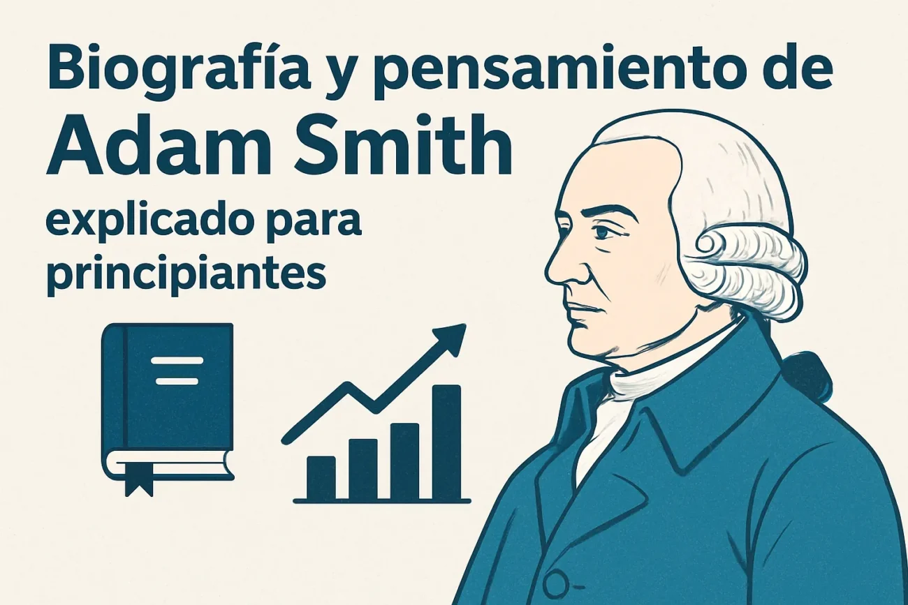 biografía y pensamiento de Adam Smith explicado para principiantes