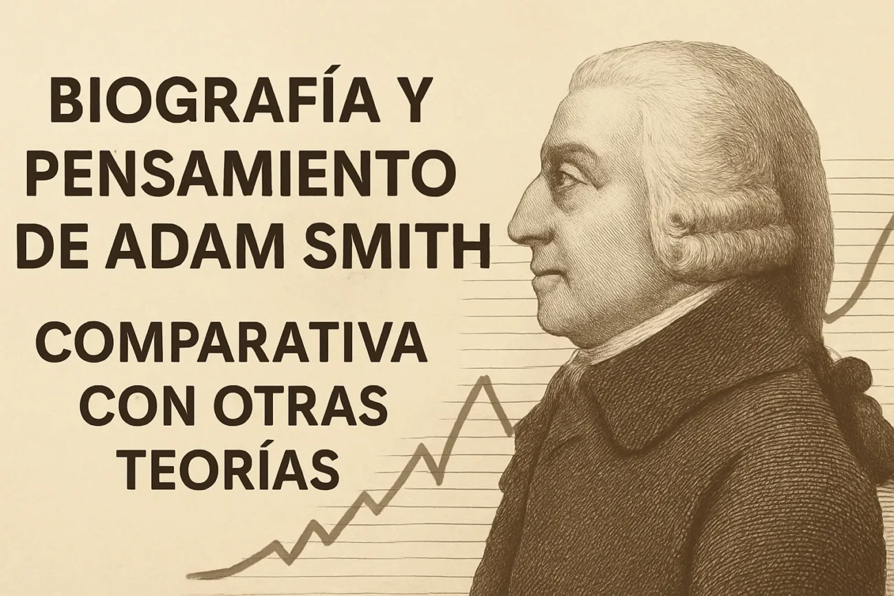 biografía y pensamiento de Adam Smith comparativa con otras teorías