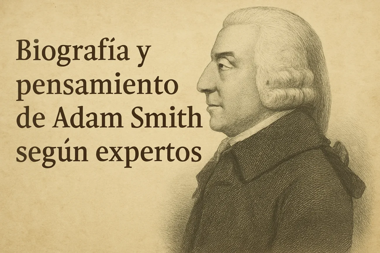 biografía y pensamiento de Adam Smith según expertos