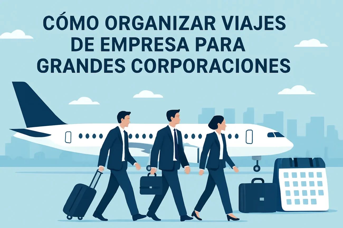 cómo organizar viajes de empresa para grandes corporaciones