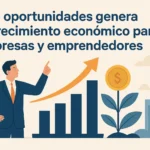 Qué oportunidades genera crecimiento económico para empresas y emprendedores