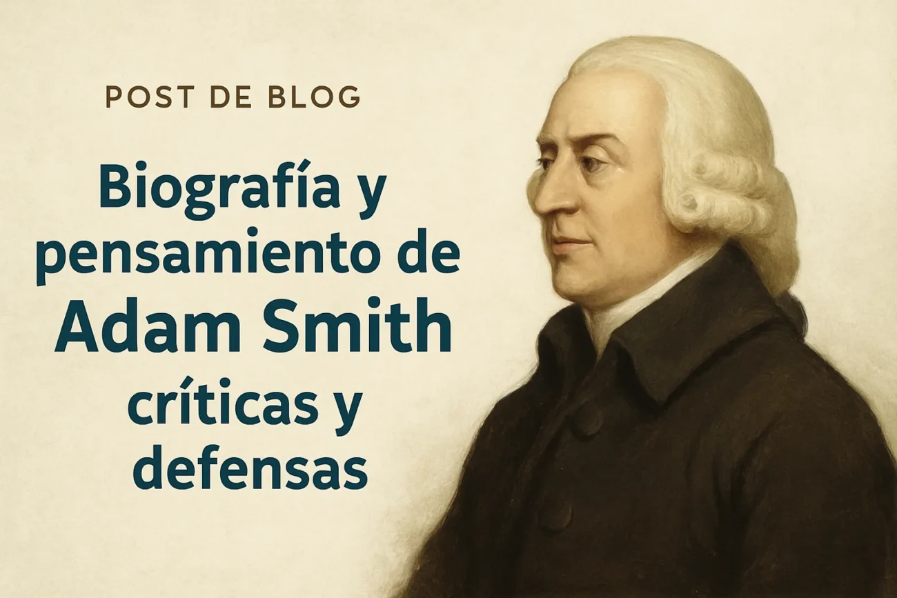biografía y pensamiento de Adam Smith críticas y defensas
