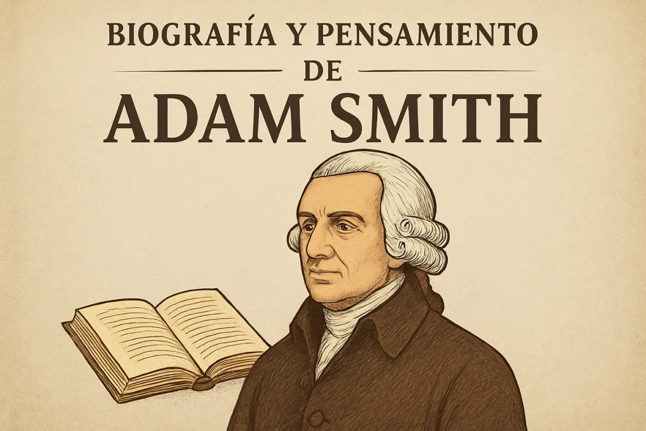 biografía y pensamiento de Adam Smith para universidad