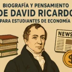 biografía y pensamiento de David Ricardo para estudiantes de economía