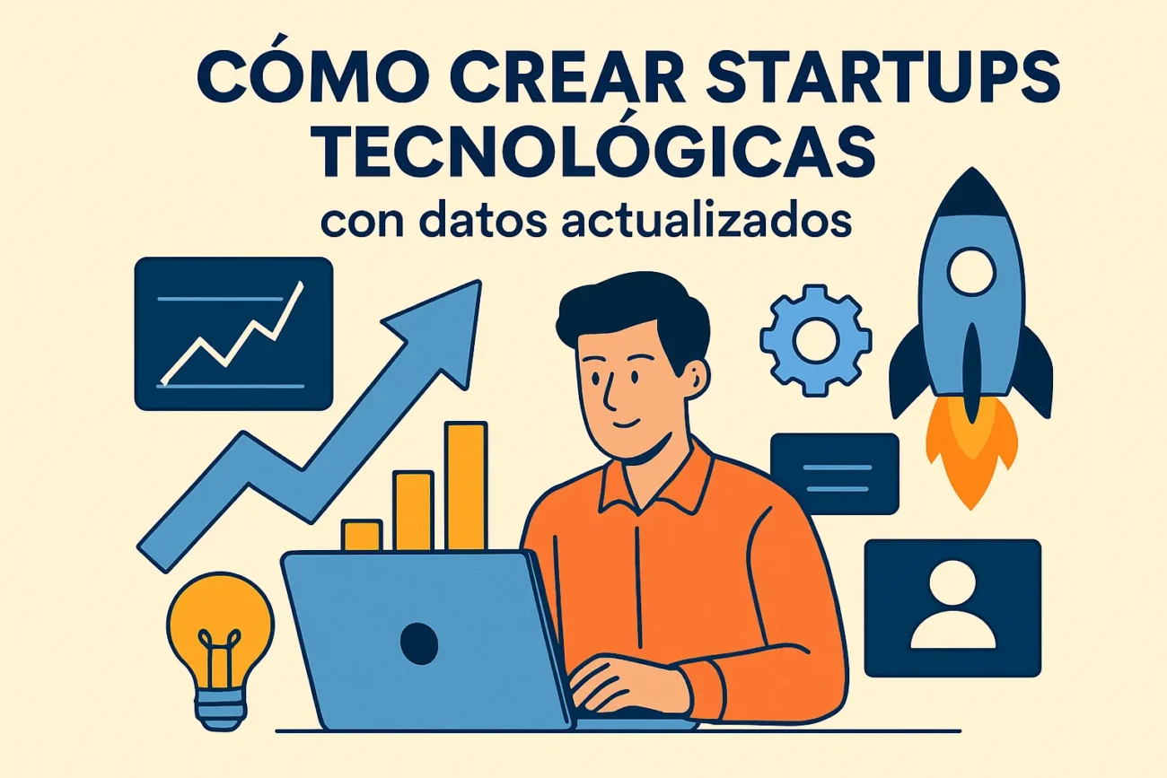 cómo crear startups tecnológicas con datos actualizados