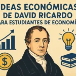 ideas económicas de David Ricardo para estudiantes de economía