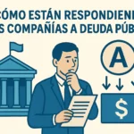 Cómo están respondiendo las compañías a deuda pública