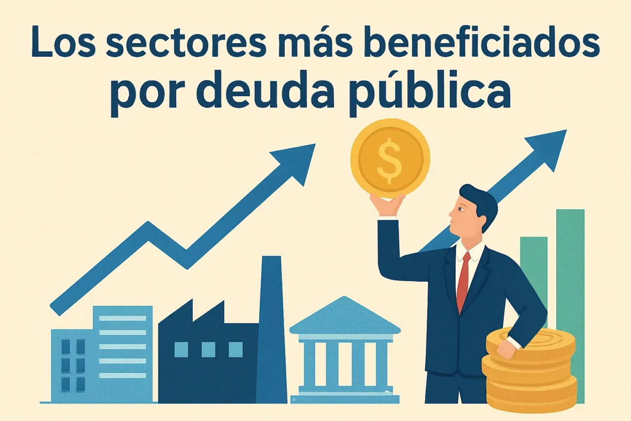 Los sectores más beneficiados por deuda pública