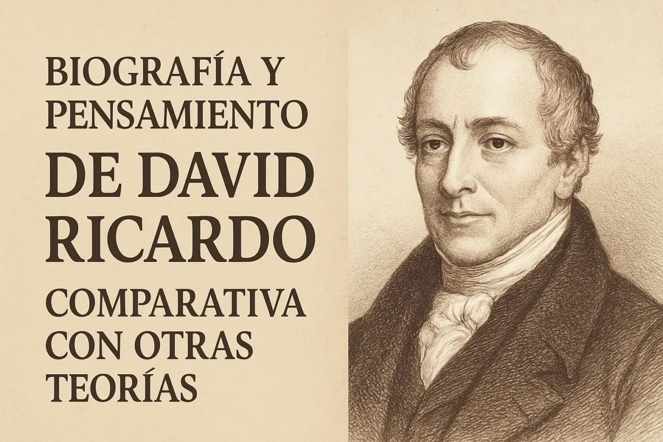 biografía y pensamiento de David Ricardo comparativa con otras teorías