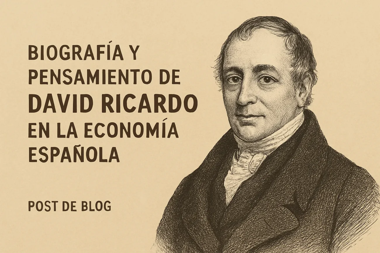 biografía y pensamiento de David Ricardo en la economía española