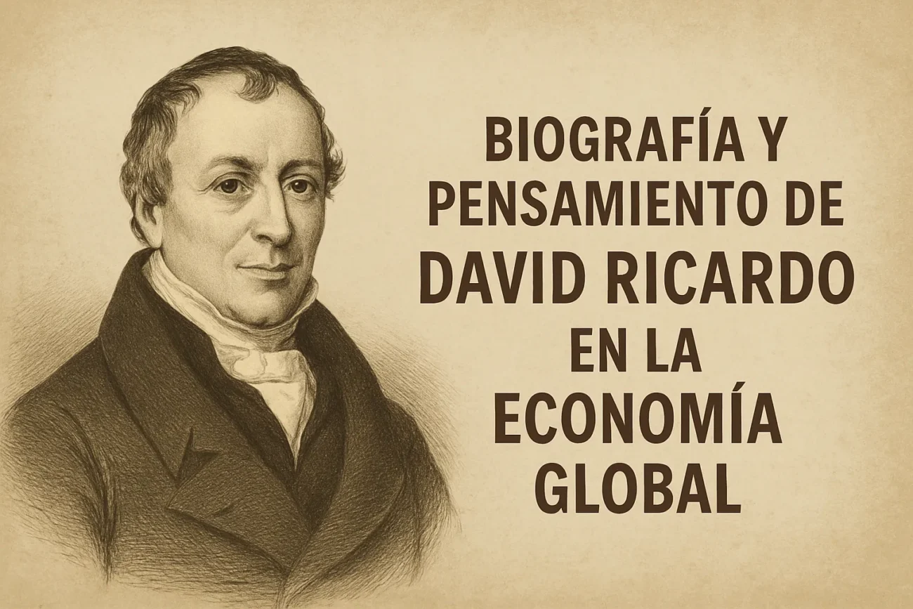 biografía y pensamiento de David Ricardo en la economía global