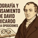 biografía y pensamiento de David Ricardo para oposiciones