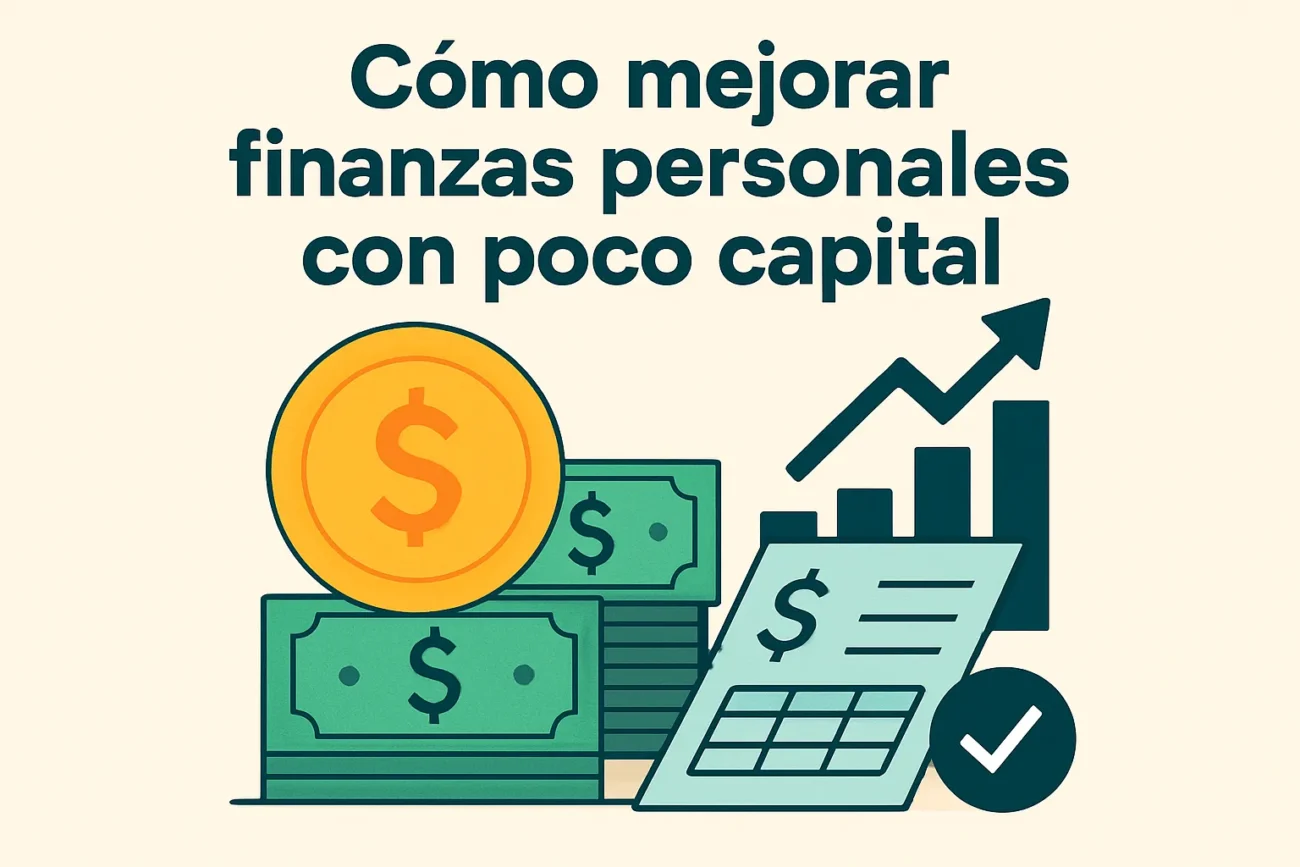 cómo mejorar finanzas personales con poco capital