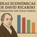 ideas económicas de David Ricardo comparativa con otras teorías