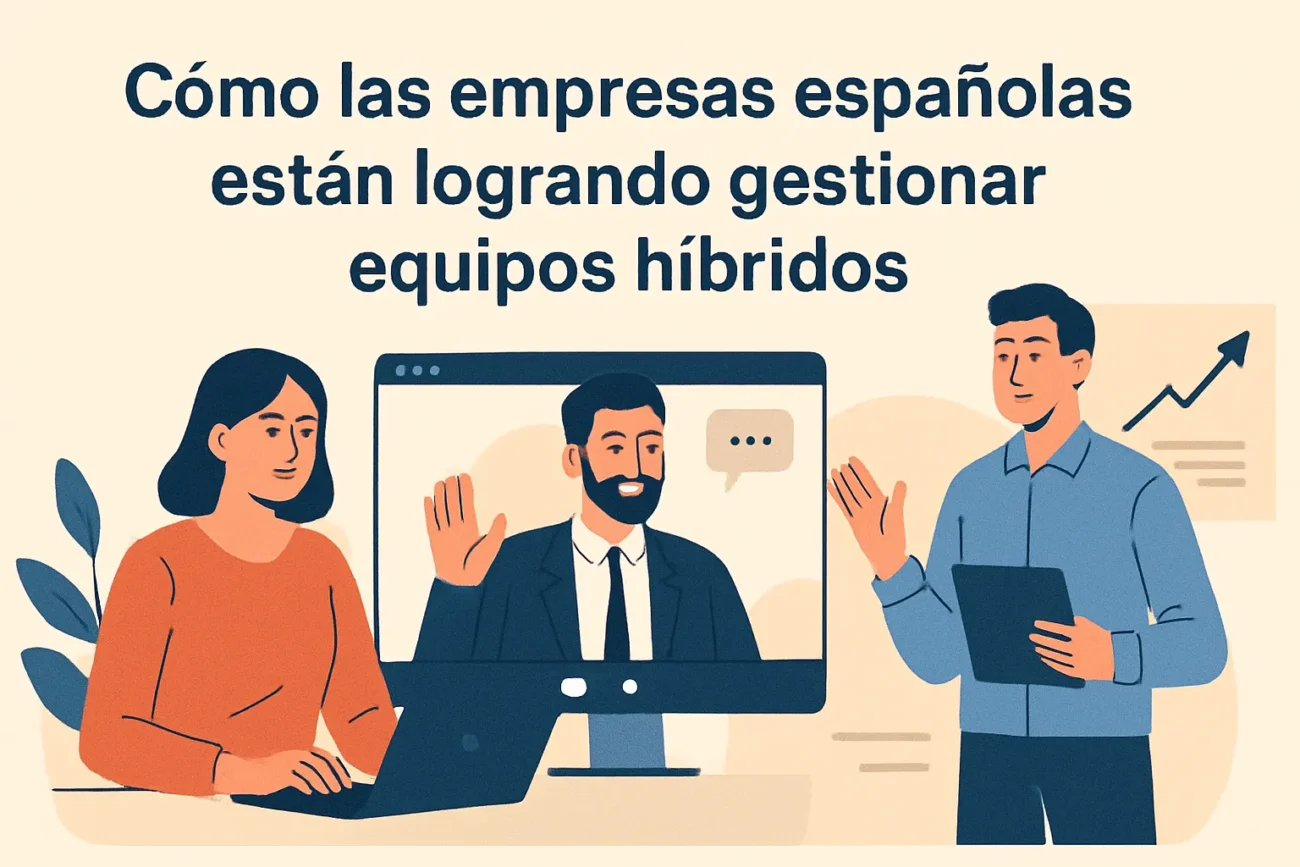 Cómo las empresas españolas están logrando gestionar equipos híbridos