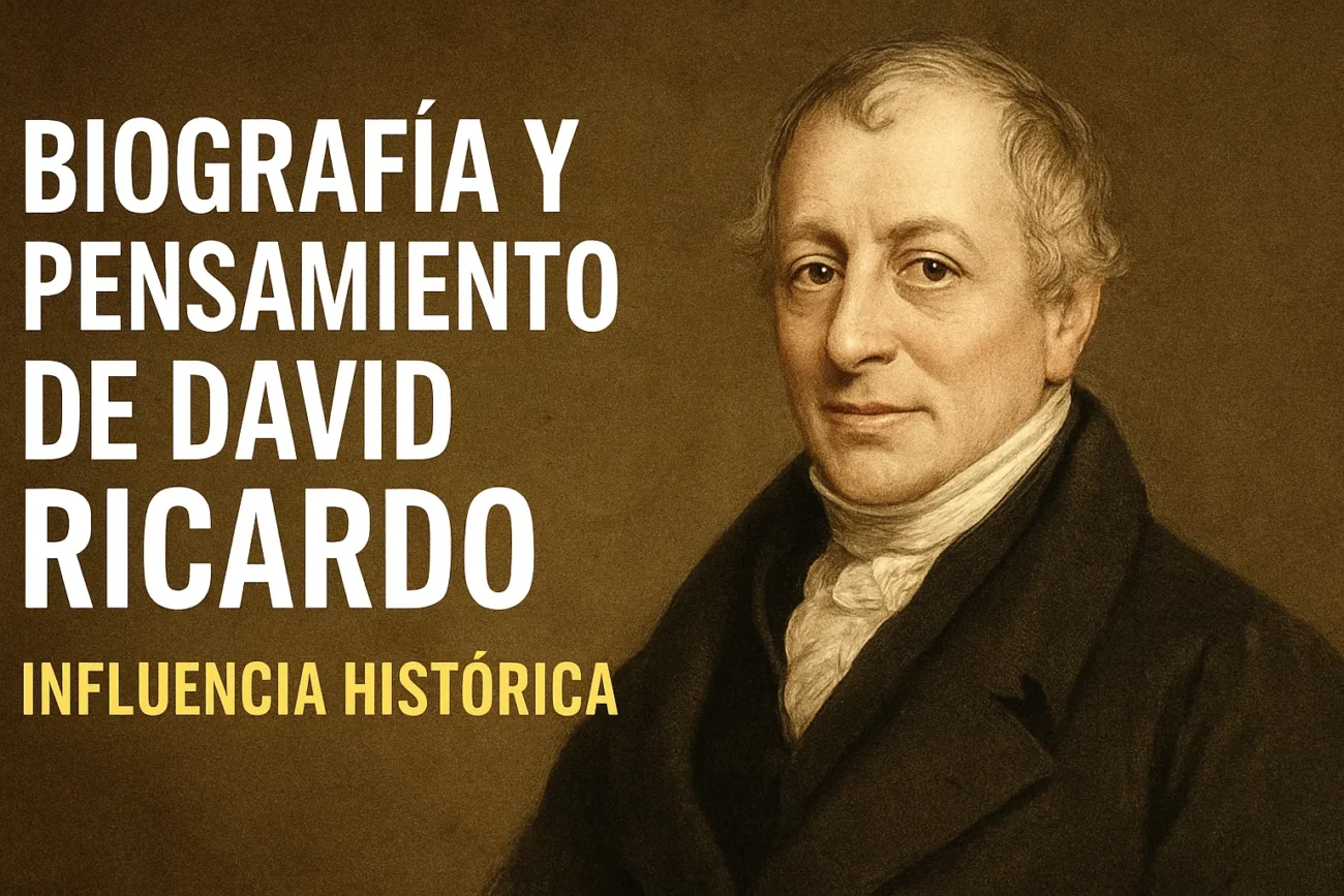 biografía y pensamiento de David Ricardo influencia histórica