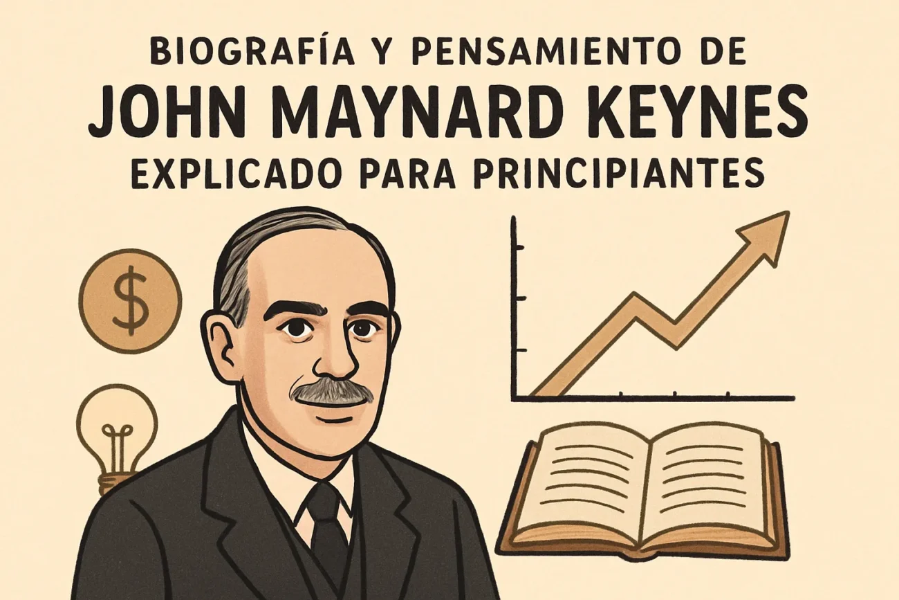 biografía y pensamiento de John Maynard Keynes explicado para principiantes